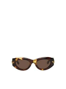 1h可退 奢淘 Bottega Veneta 徽标太阳镜 男 BV1322S