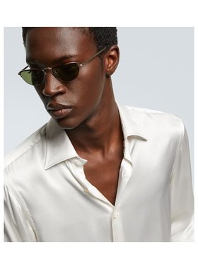 1h可退 潮奢 armani 阿玛尼 男士 鼻梁太阳眼镜 green绿色 舒适时