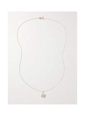 1h可退 潮奢 stone and strand 女士 Varsity 字母10克拉金色钻石