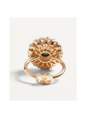 VALENTINO 女士戒指 WJ0AD7VTIRG5 AW2025 花色 Vlogo 签名戒指