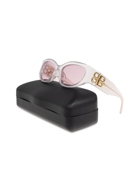 BALENCIAGA 女士太阳镜 773502T00396888 AW2025 粉红色