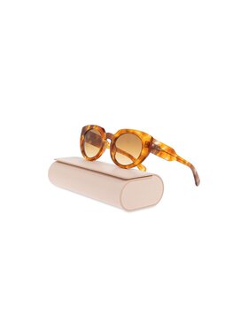 1h可退 CHLOÉ 女士太阳镜 CH0311S0005 CO 棕色 Sunglasses Gayia