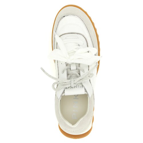 PINKO 女士运动鞋 SS0179P076Z1B SS2026 花色 White Gea Sneaker - 图3