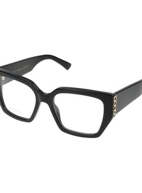 GUCCI 女士太阳镜 GG2042O001 SS2026 黑色 几何平光镜古驰