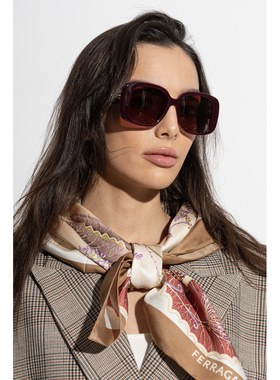 TORY BURCH 女士太阳镜 0TY7223U0196075 SS2026 酒红色