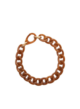 MAX MARA 女士项链 9751034106002 SS2024 黄色 粗链项链颈链