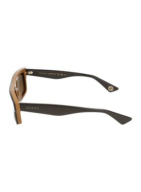 GUCCI 男士太阳镜 GG1616S002 AW2024 古驰 全框绿色太阳镜