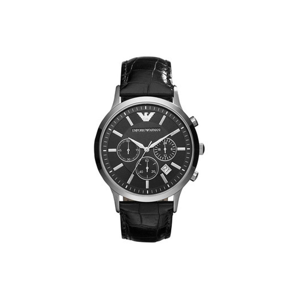 Armani Armani watch accessories casual versatile simple daily black decoration AR2447 jewelry