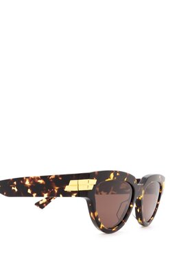 Bottega Veneta 葆蝶家 女士 棕色 Cat-Eye 太阳镜 BV1035S
