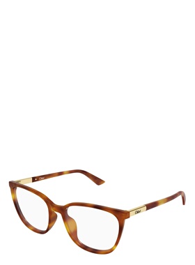 CHLOÉ 女士眼镜 CH0370OL007 SS2026 棕色 全框平光镜