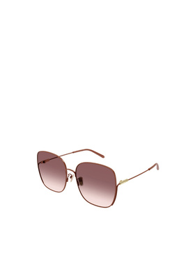 CHLOÉ 女士眼镜 CH0170SA00004 AW2024 棕色 徽标太阳镜