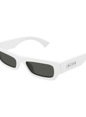 GUCCI 男士眼镜 GG1839S005 CO 古驰 白色矩形 太阳镜