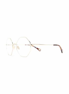 1h可退 CHLOÉ 女士眼镜 CH0022O004 AW2024 金色 CHLOÉ WOMEN'S C