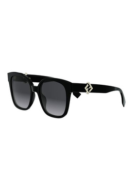 1h可退 FENDI 女士太阳镜 FE40186I01B AW2025 黑色配饰眼镜