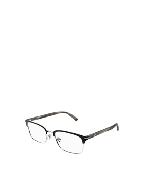 1h可退 GUCCI 男士太阳镜 GG1448O003 SS2025 白色 logo标识平光