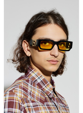 VERSACE 男士太阳镜 0VE4506U0GB185 CO 黑色 Sunglasses范思哲