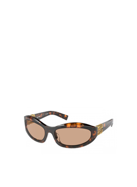 MIU MIU 女士眼镜 MU14ZS14L90H SS2025 花色 全框太阳镜