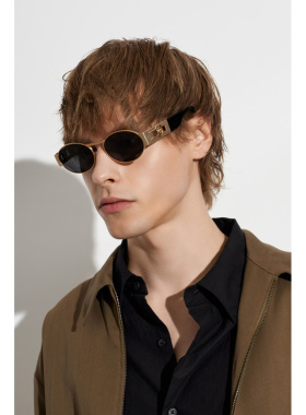 VERSACE 男士太阳镜 0VE22640100287 SS2026 金色 Sunglasses