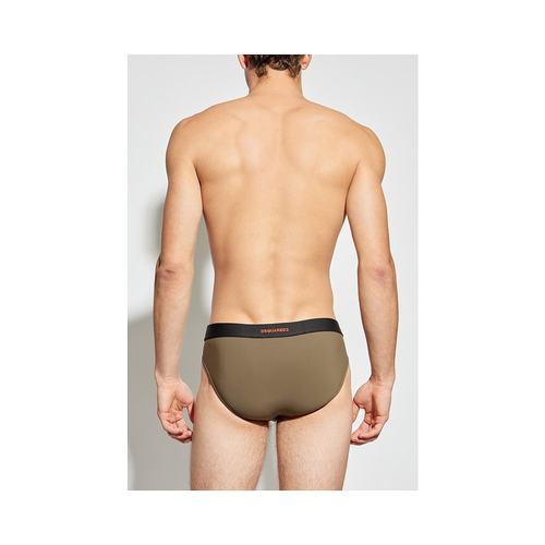 DSQUARED2 男士泳装 D9L8060100302 AW2025 绿色 Swim briefs - 图1
