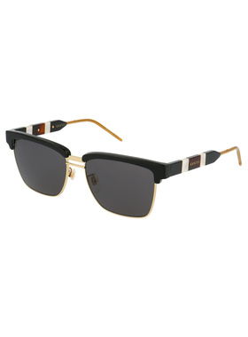 GUCCI 男士太阳镜 GG0603S001 SS2025 黑色 GUCCI MEN'S GG0603S0