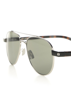 SAINT LAURENT 男士太阳镜 843061Y99658163 CO 银色