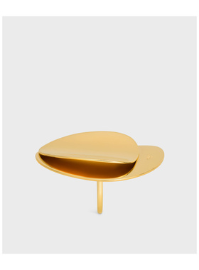 CELINE 女士戒指 461CB6BRA35OR AW2024 金色 徽标戒指