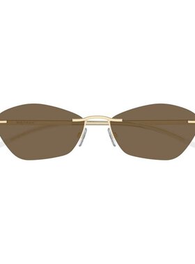 ALEXANDER MCQUEEN 男士太阳镜 AM0525S002 CO 金色