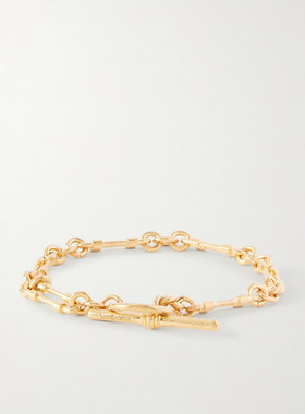 潮奢 Saint Laurent 圣罗兰 男士 镀金手链 862654Y1500