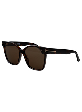 TOM FORD 女士眼镜 FT131252H SS2026 棕色 几何太阳镜