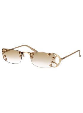 PRADA 女士太阳镜 0PRC57S29H30V SS2026 金色 0PR C57S