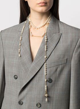 VIVIENNE WESTWOOD 女士项链 63010006R118 CO 白色