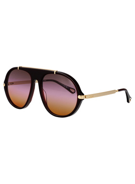 CHLOÉ 女士太阳镜 CH0357S004 SS2026 黑色 CH0357S