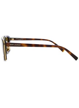 潮奢 Saint Laurent 圣罗兰 女士 矩形太阳眼镜 SL825002