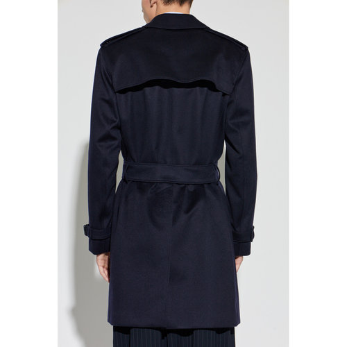 香港直邮BURBERRY 男士大衣 SS2026 8113170A1222NAVY黑色外套 - 图3