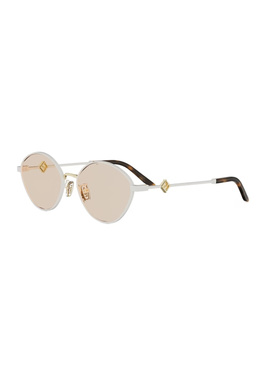 FENDI 女士太阳镜 FE40217U25E SS2026 金色 Fendi FE40217U