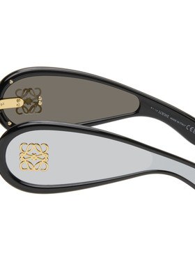 LOEWE 罗意威 男士 黑色 Wave Mask 太阳镜 LW40108I0001C1923371