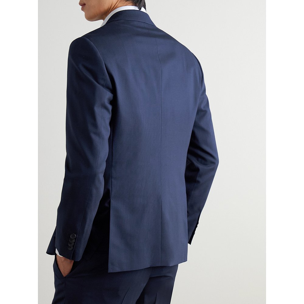 1h可退 潮奢 Mr P. 男士 标准剪裁羊毛混纺西装外套 MPO242064BRI - 图2