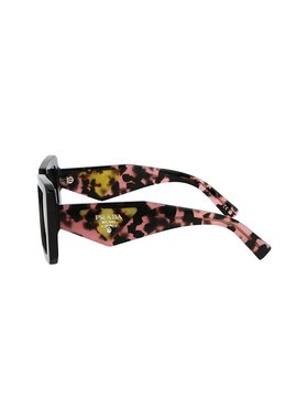 PRADA 女士太阳镜 0PR23YS1AB5S0 SS2025 黑色 Sunglasses