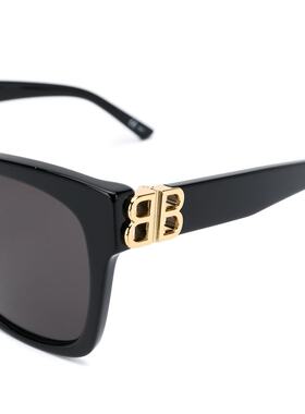1h可退 奢淘 Balenciaga 徽标太阳镜 女 BB0102SA巴黎世家配饰
