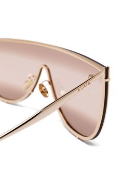 ALAIA 女士太阳镜 AA0094S004 CO 金色 全框太阳眼镜