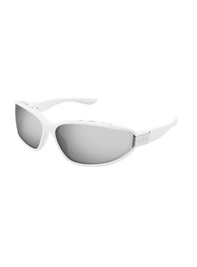 GUCCI 女士眼镜 GG2011S003 AW2025 白色 全框太阳镜古驰