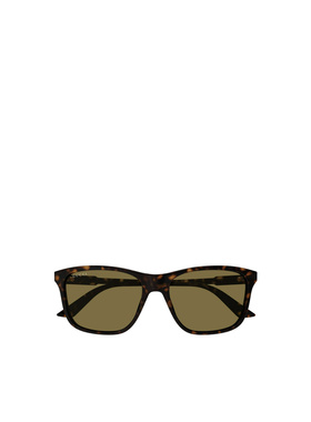 GUCCI 男士眼镜 GG1819S002 SS2025 绿色 长方形太阳眼镜古驰