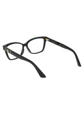 1h可退 GUCCI 女士眼镜 9765619 CO 黑色 方形镜架平光镜