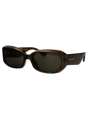 SAINT LAURENT 女士眼镜 SL868005 SS2026 军绿色 全框太阳镜配饰