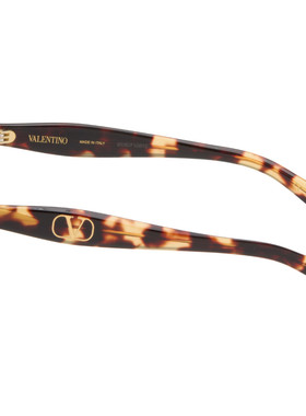 valentino 华伦天奴 女士 棕色 Cat-Eye Acetate 太阳镜 VG0009S0