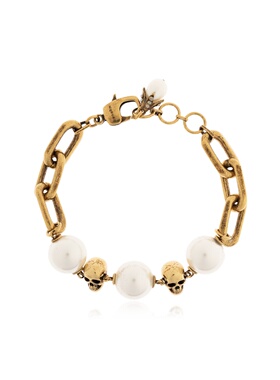ALEXANDER MCQUEEN 女士手链手镯 855397J160Z4040珍珠