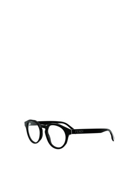 FENDI 男士眼镜 FE50130I001 CO 黑色 几何框平光镜