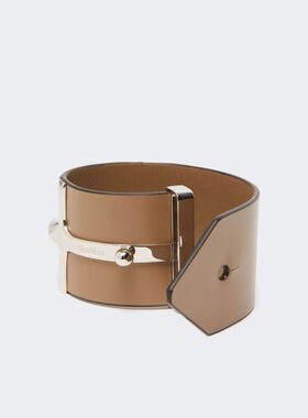 MAX MARA 女士手链手镯 4756136106002 AW2026 银色 宽手镯