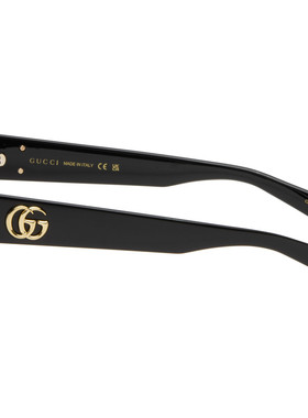 Gucci 古驰 女士 黑色 Low Nose Bridge Fit 太阳镜 GG1954SA001
