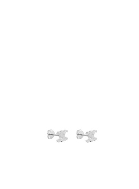 香港直邮CELINE 女士耳饰 461CY6BRA36SI CO 白色【付后1h可退】